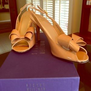 Stuart Weitzman ADOANI JUMBO Open Toe Sling Heals.
