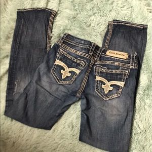 Medium wash Rock Revival | Ella Easy boot