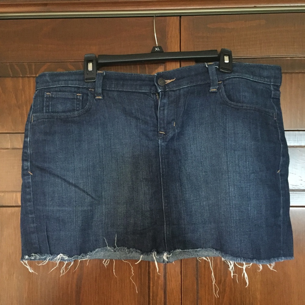Old Navy Distressed Denim Skirt