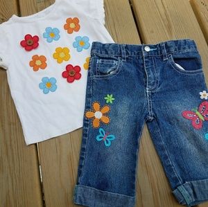 Crazy 8 Flower Top, Arizona Flower Capris