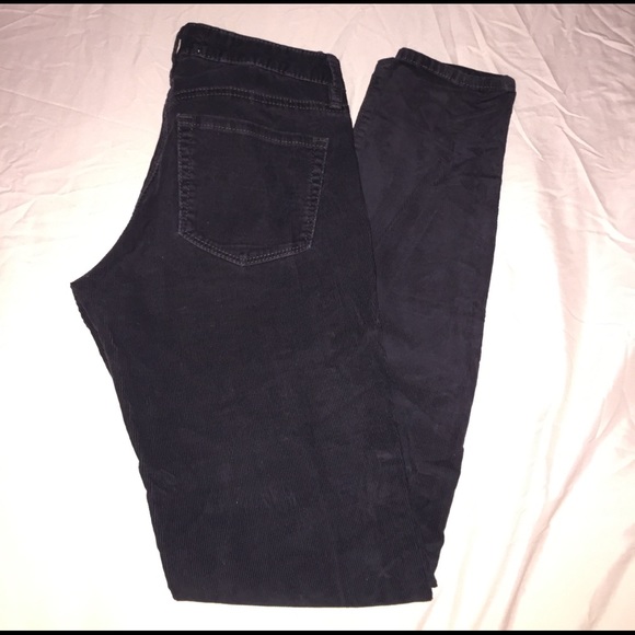 Black corduroy Roxy pants - Picture 1 of 3