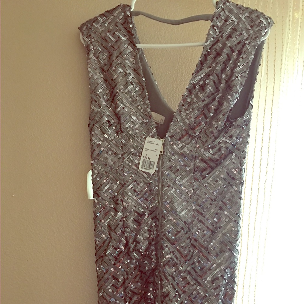 Forever 21 grey special occasion dress