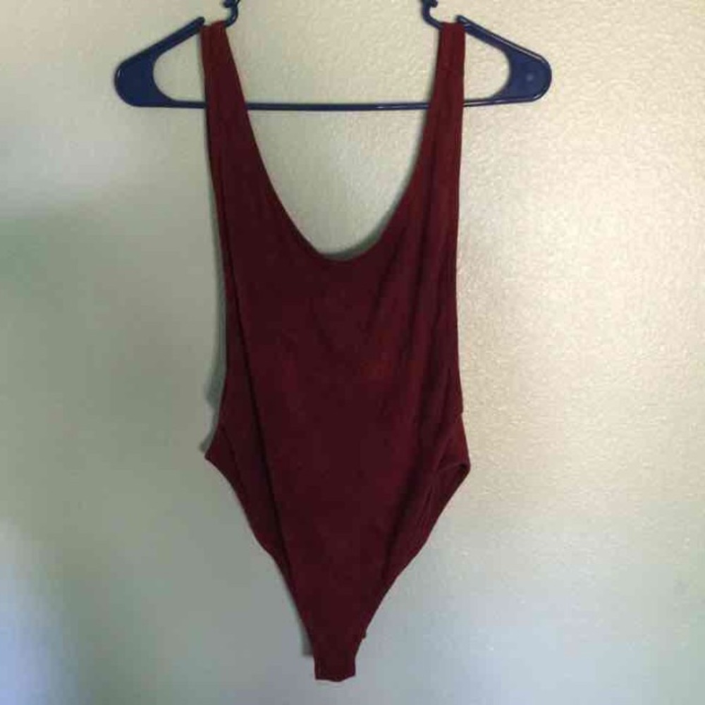 Dark Red Bodysuit