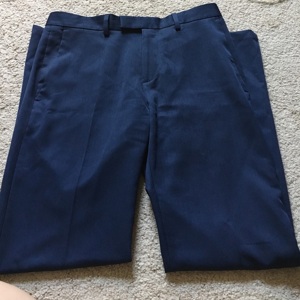 Navy Blue Men's Dress Pants