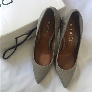 ALDO grey Kristina heels