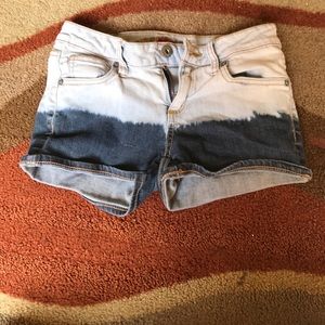 Tie dye Jean shorts