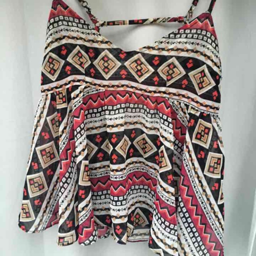 LF Aztec Babydoll top - Picture 3 of 4