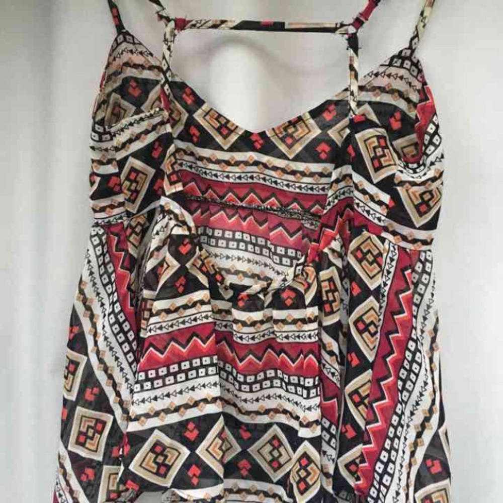 LF Aztec Babydoll top - Picture 4 of 4