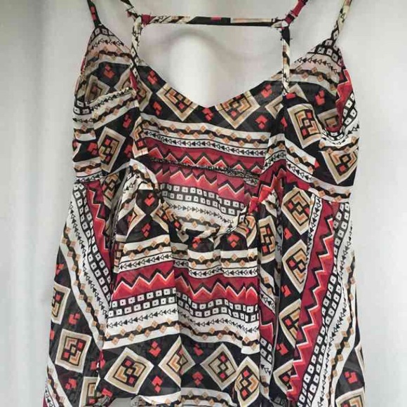 LF Aztec Babydoll top - Picture 4 of 4
