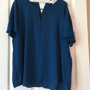 Daniel Rainn  teal blouse