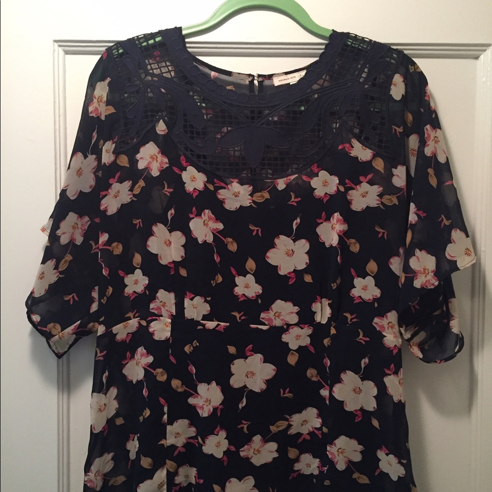 Anthropologie silk blouse