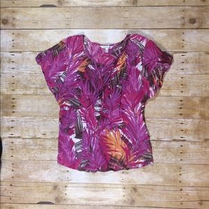 Loose fitting flowy lightweight blouse