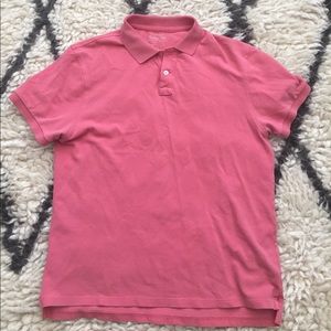 J. Crew Salmon colored polo - size large