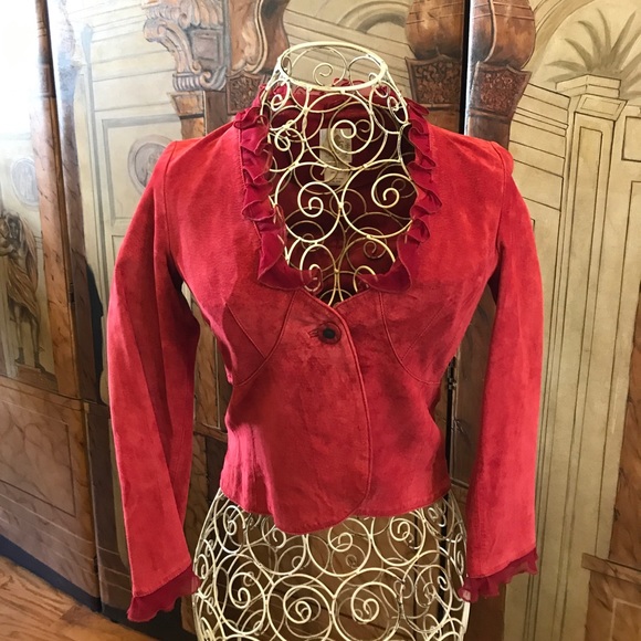 FREE PEOPLE Jackets & Blazers - REAL SUEDE JACKET S