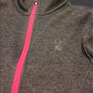 Spyder core zip up - grey