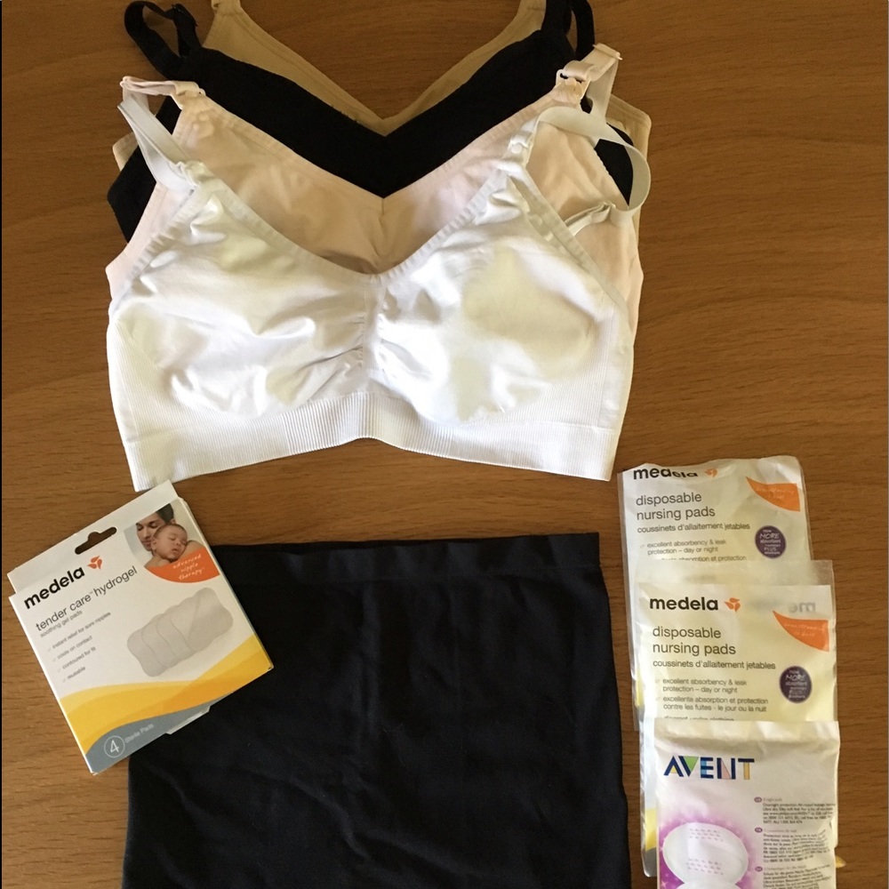 Nursing Bra Bundle w/ Bonus Belly Band