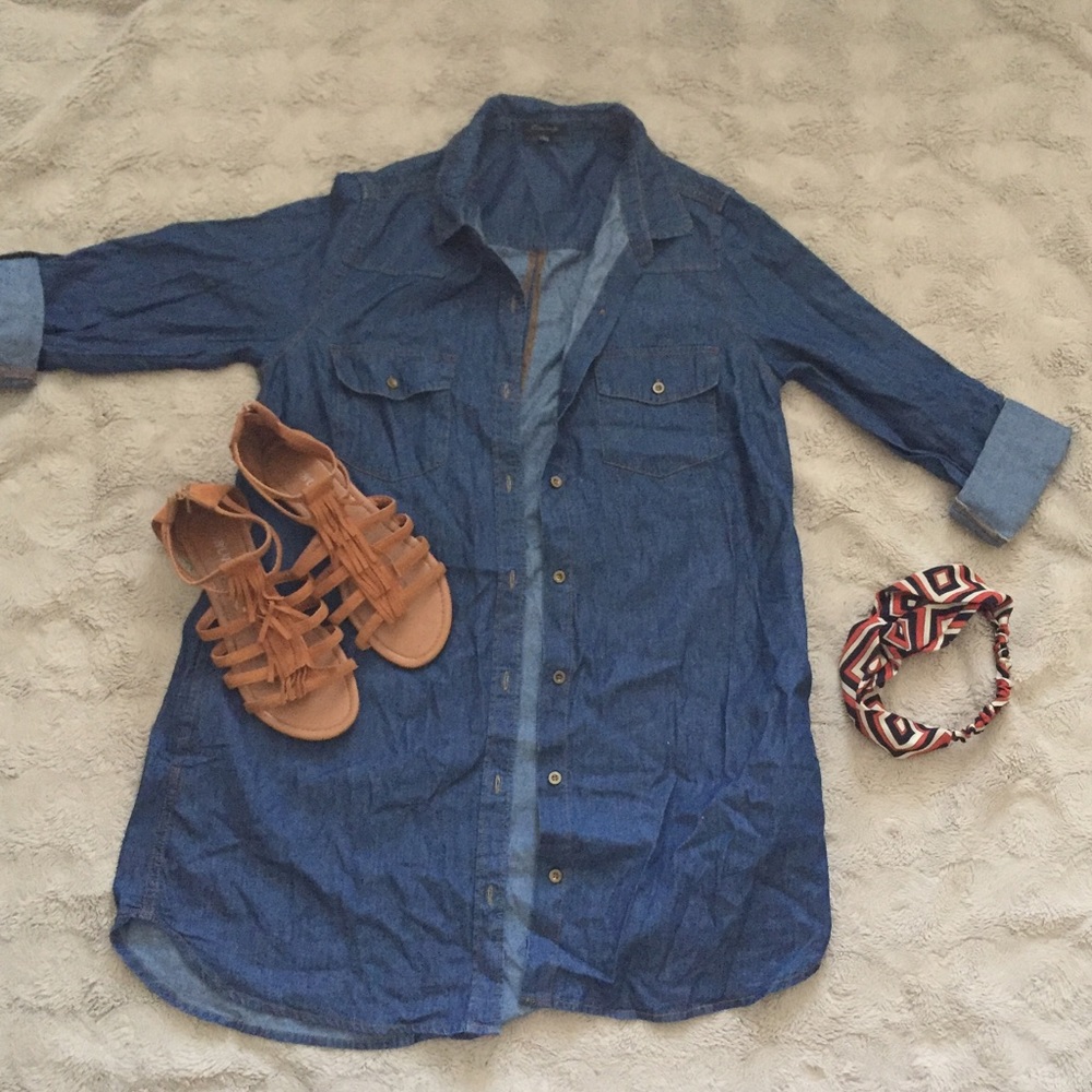 Denim tunic👕