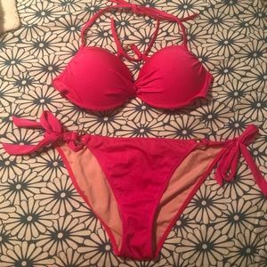 Hot pink Victoria's Secret bikini