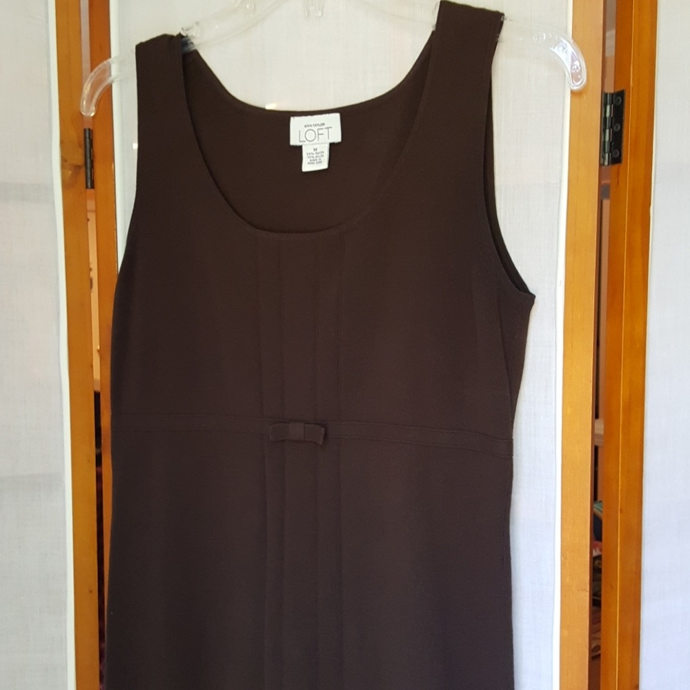 Chocolate Brown Knit Tank