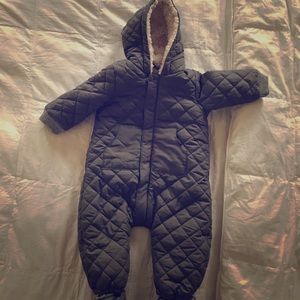 Zara infant coat in grey size 9-12 months