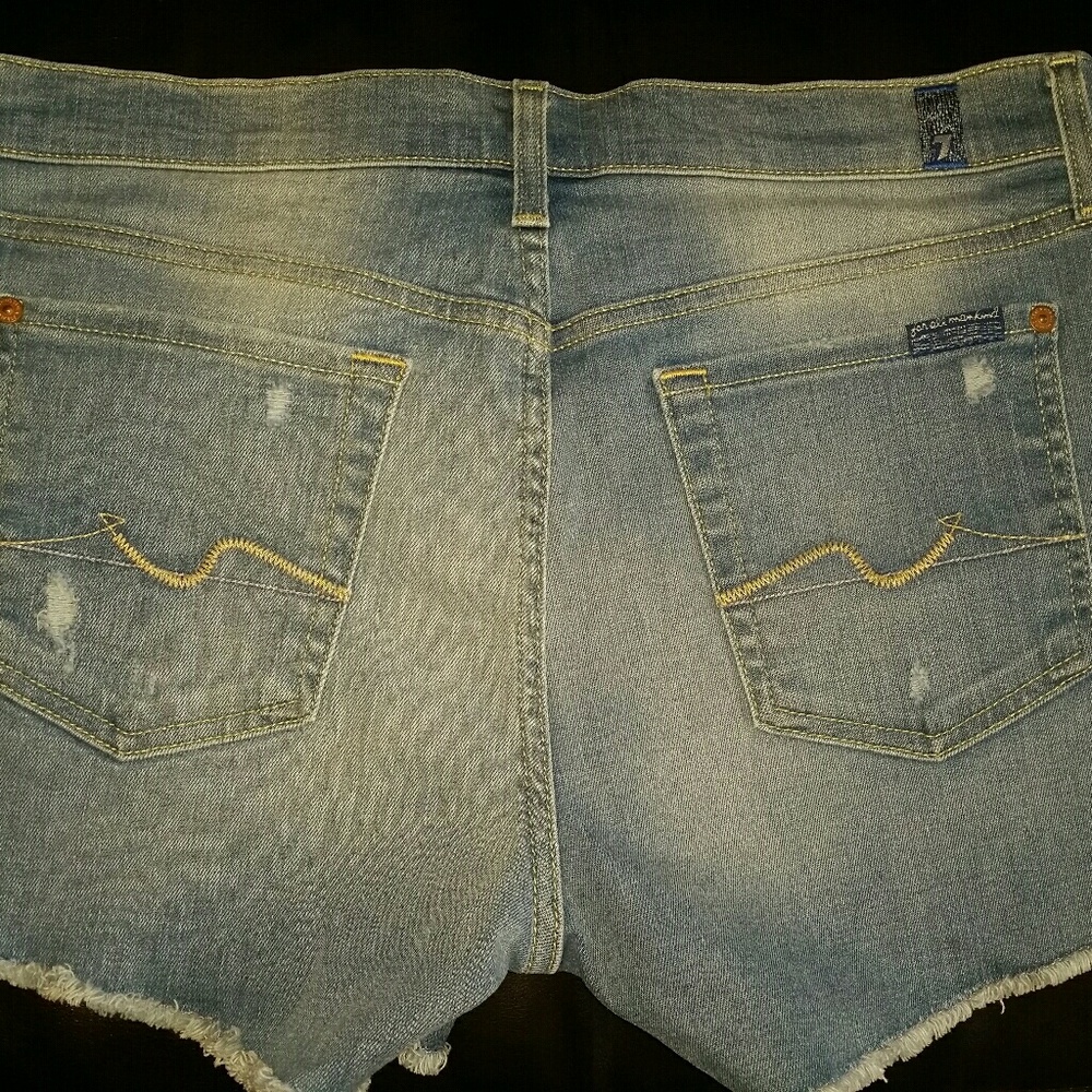 7 for all mankind cutoff shorts, only worn once