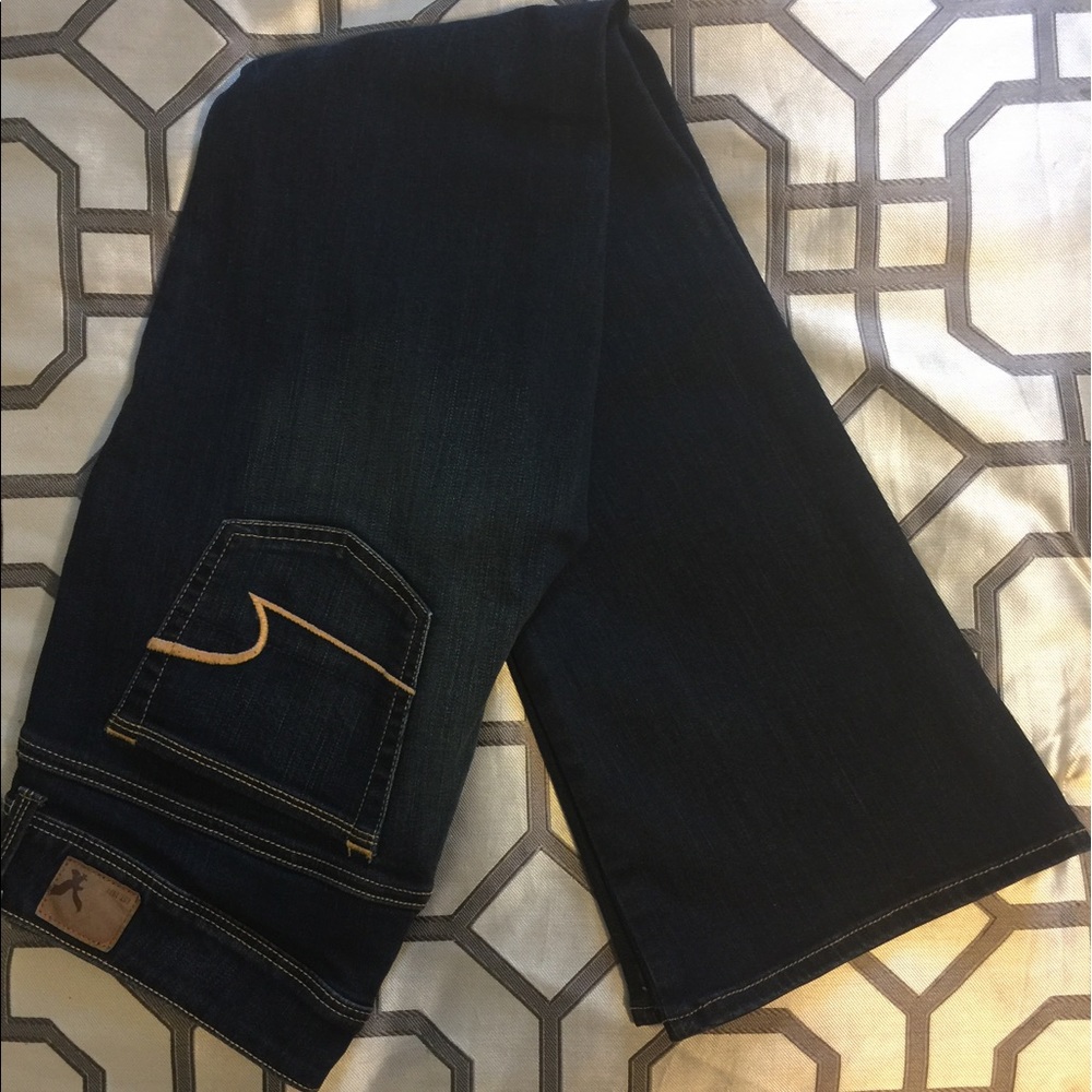 EUC 'Kick Boot' super stretch jeans