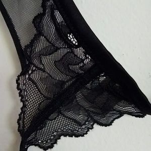 Black Lace VS garter belt
