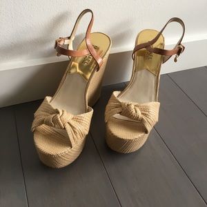 NEW! Michael Kors Benji Wedge size 8