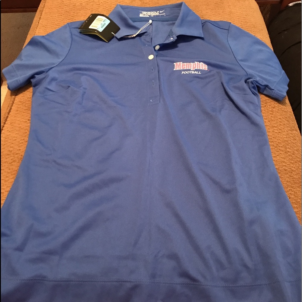 Women's Memphis Football Nike Dri-Fit Golf Shirt