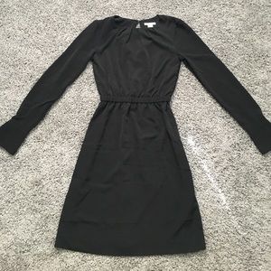 H&M black, long-sleeved dress