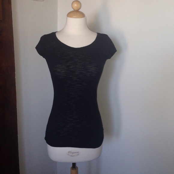 Mudd Black Short Sleeve Top - Picture 2 of 4