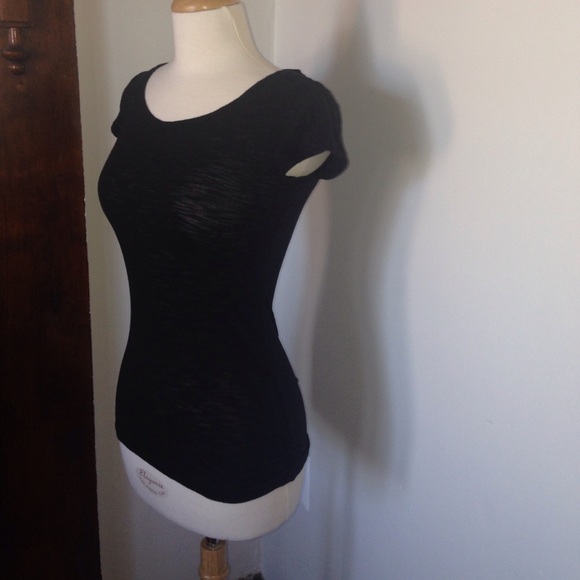 Mudd Black Short Sleeve Top - Picture 3 of 4