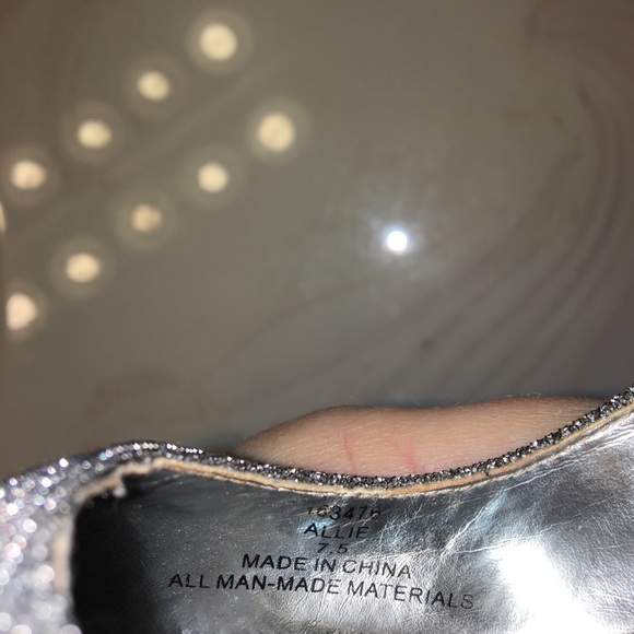 Glittery peeptoe heels - Picture 8 of 8