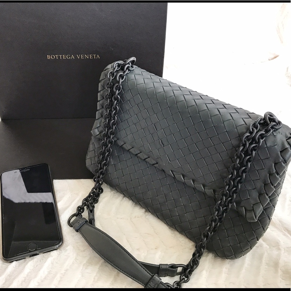 Bottega Veneta leather Olimpia small shoulder bag