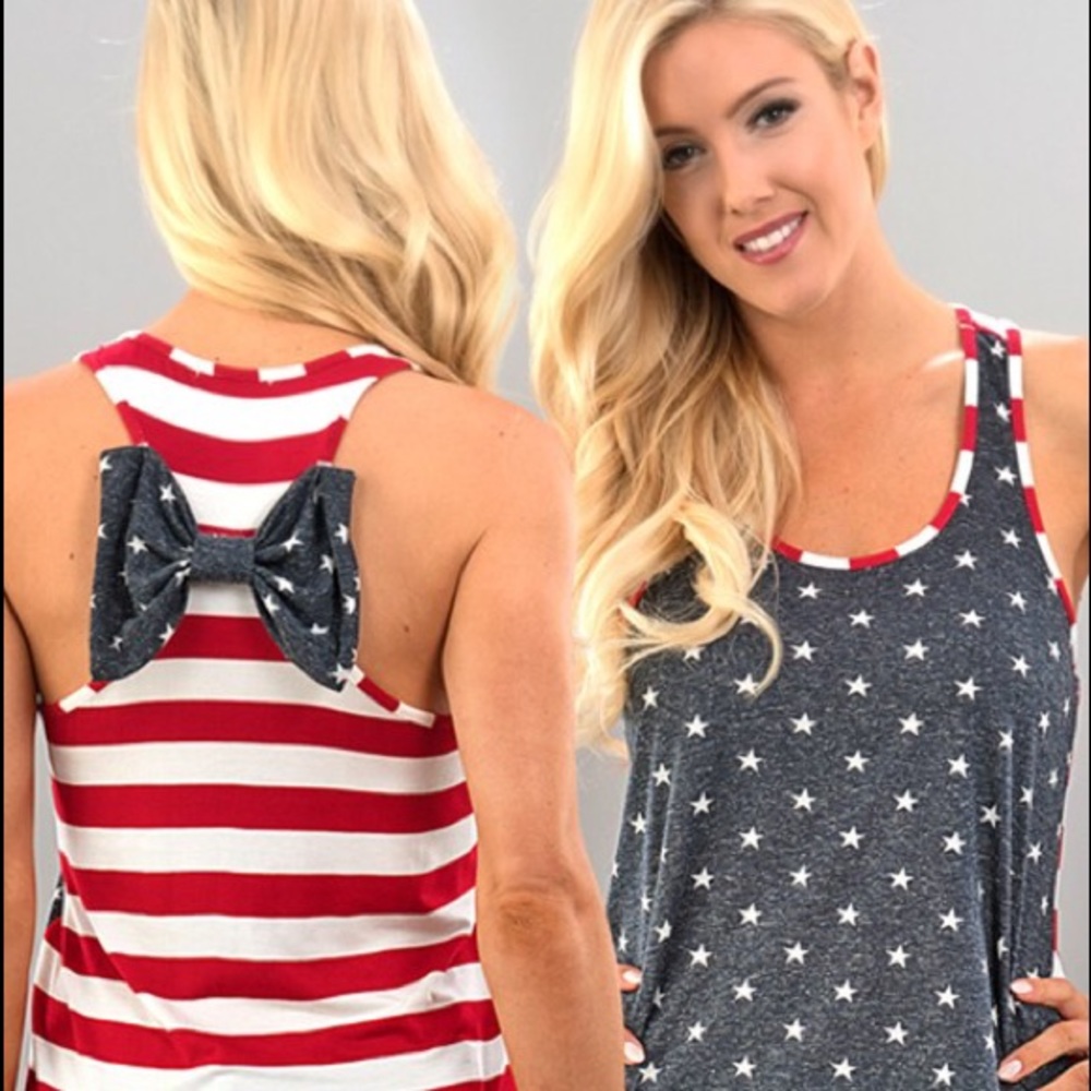 SOLD‼️American Flag Tank🇺🇸