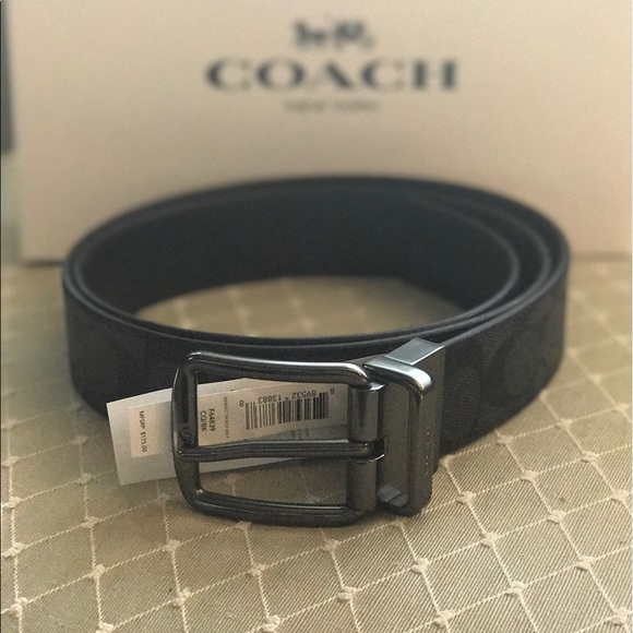 Coach Men's Belts Black