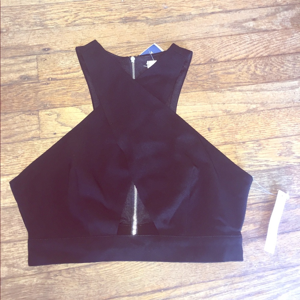 Criss Cross Crop Top - NWT