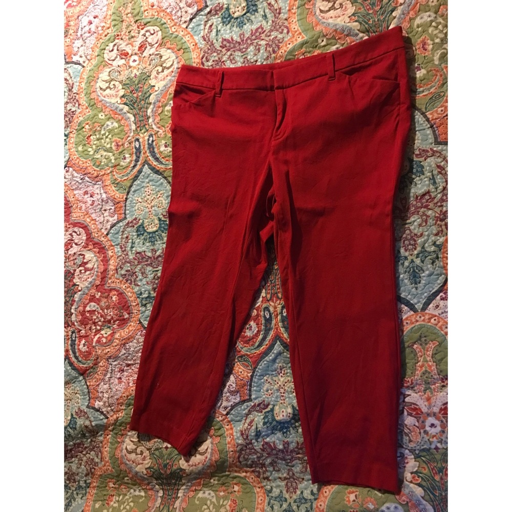 Old Navy RED Pixie Pants