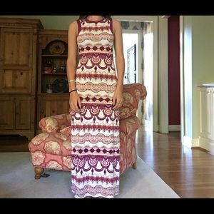 Printed maxi dress