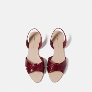 Zara leather sandals