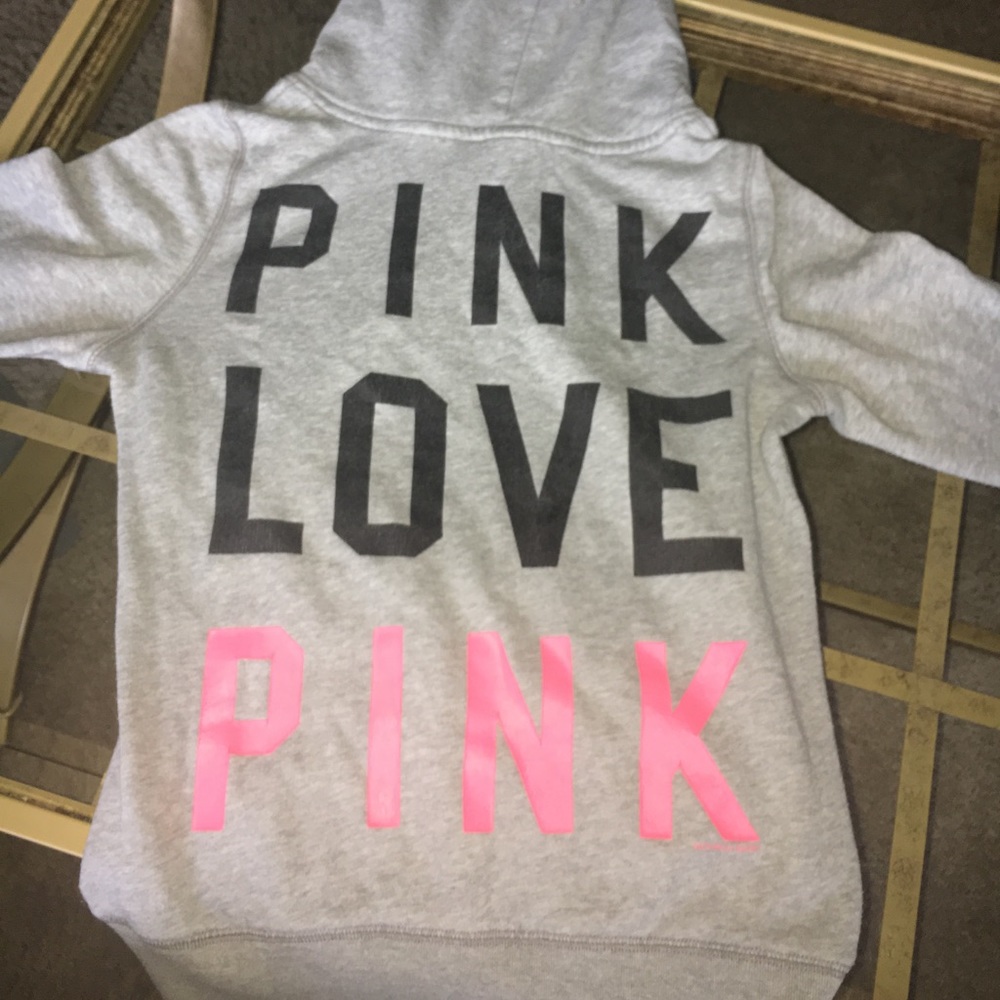VS pink sweatshirt