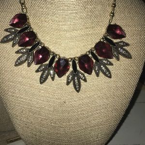 Fair isle collar necklace