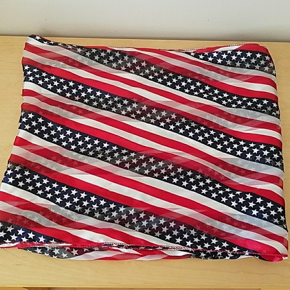 4th of July patriot scarf - Picture 2 of 4