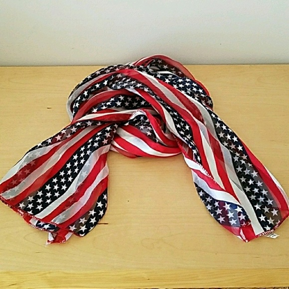 4th of July patriot scarf - Picture 3 of 4