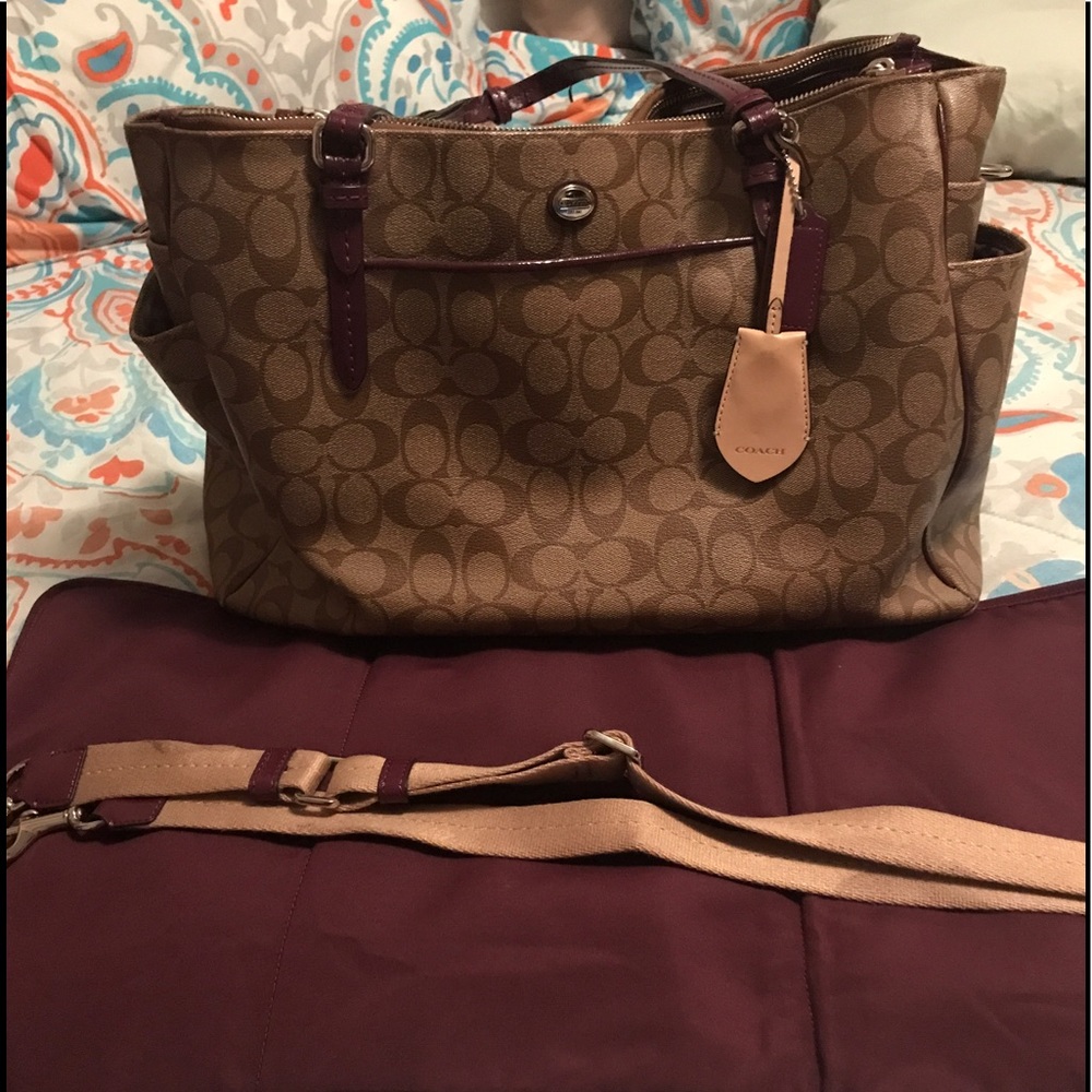 Authentic Coach Diaper Bag