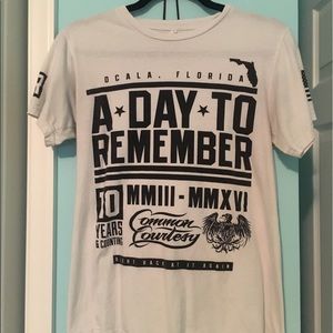 White A Day To Remember shirt