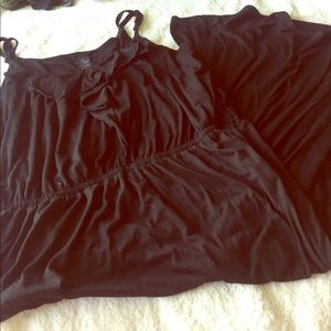 Faded Glory Ruffle Maxi with Adjustable Straps 4X