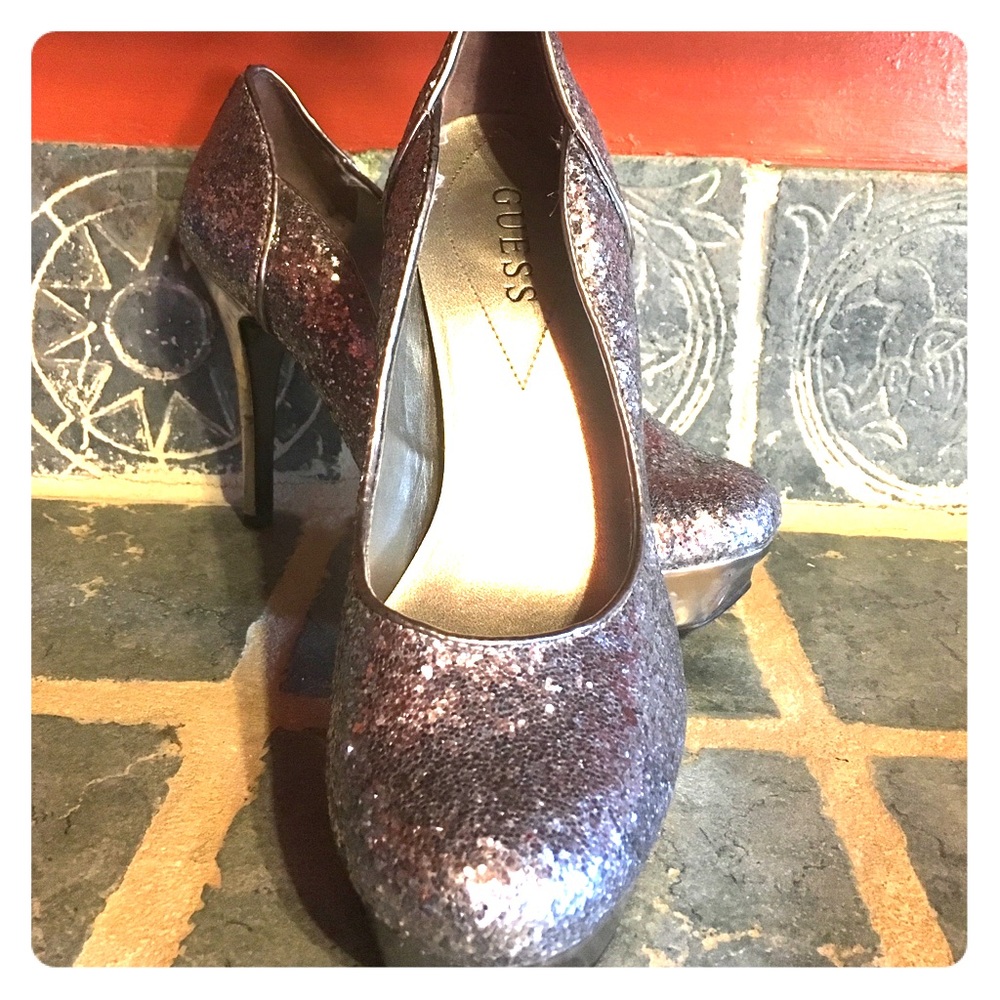 Used 7.5 sparkle heels