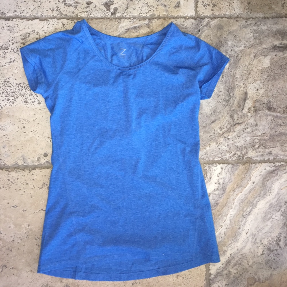 blue shirt by zella