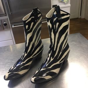 Rubber cowboy boots